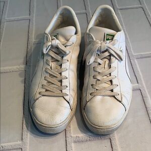 Puma White Sneakers Classic Low-Top Design